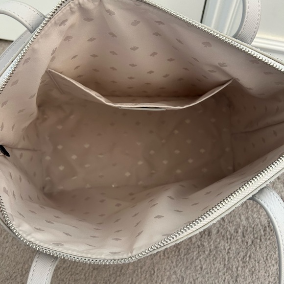 Kate Spade Flash Tote in Grey w silver glitter - Picture 6 of 9